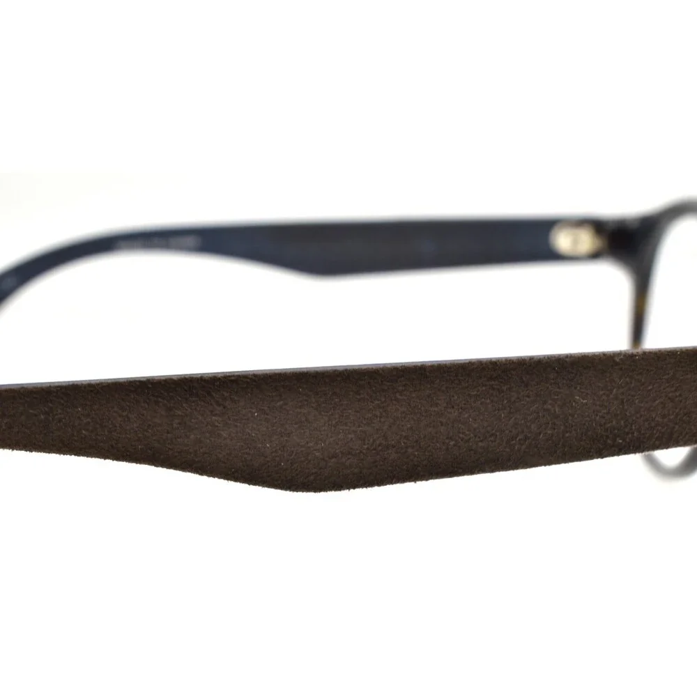 PUMA PU0043O 003 Eyeglasses Frames 49-22-140 Havana & Brown w/ Suede
